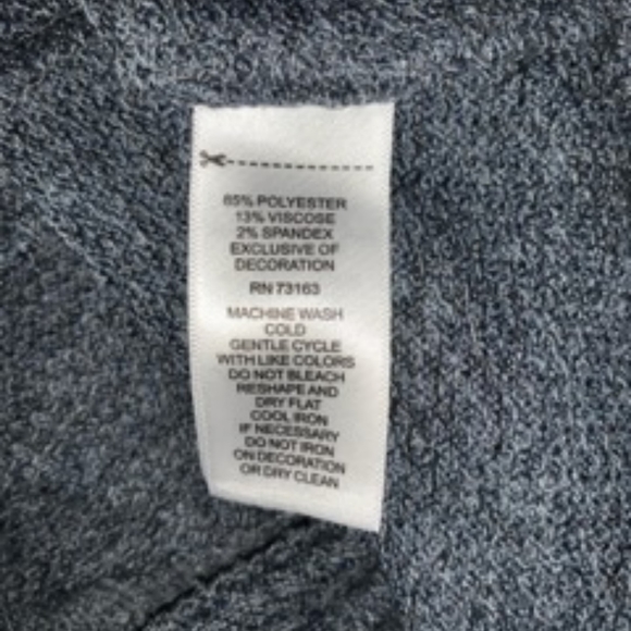 🎄- Cupio sz L Grey Cowl Neck Frilled Sweater - Picture 8 of 8